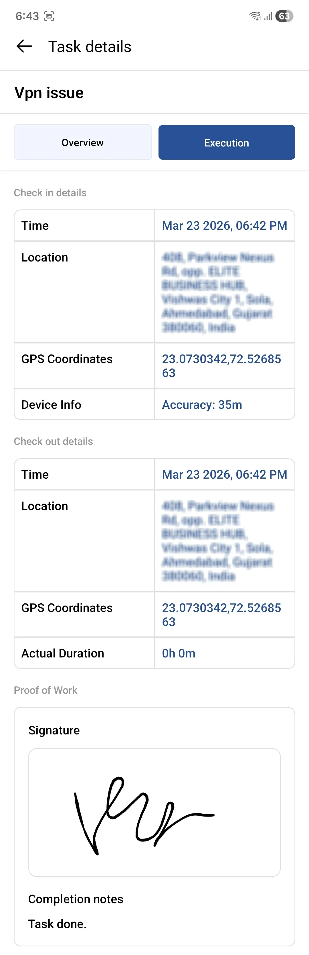Task Details Extended