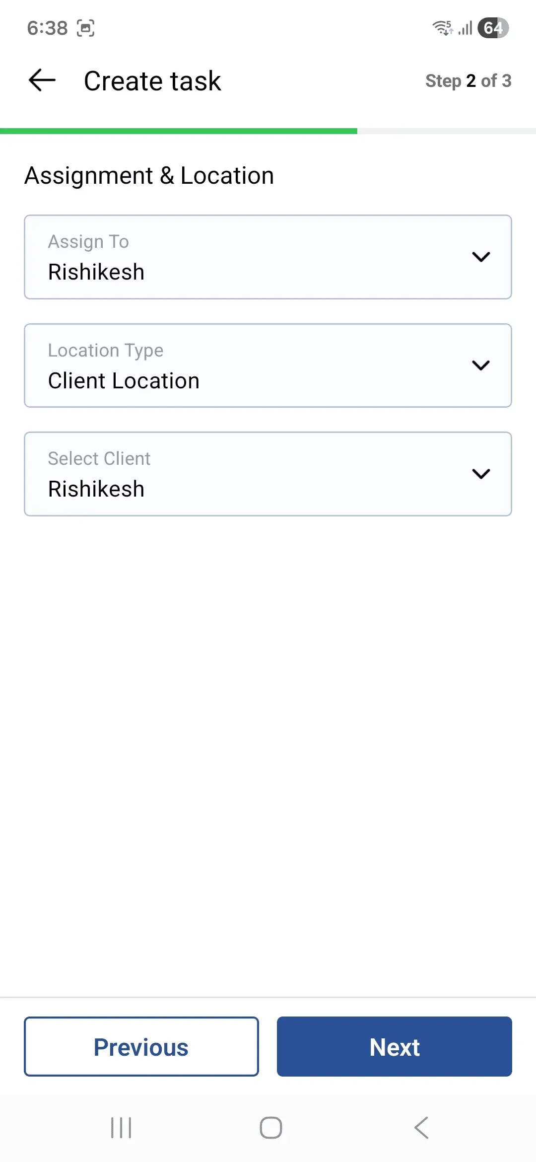 Create Task Step 4