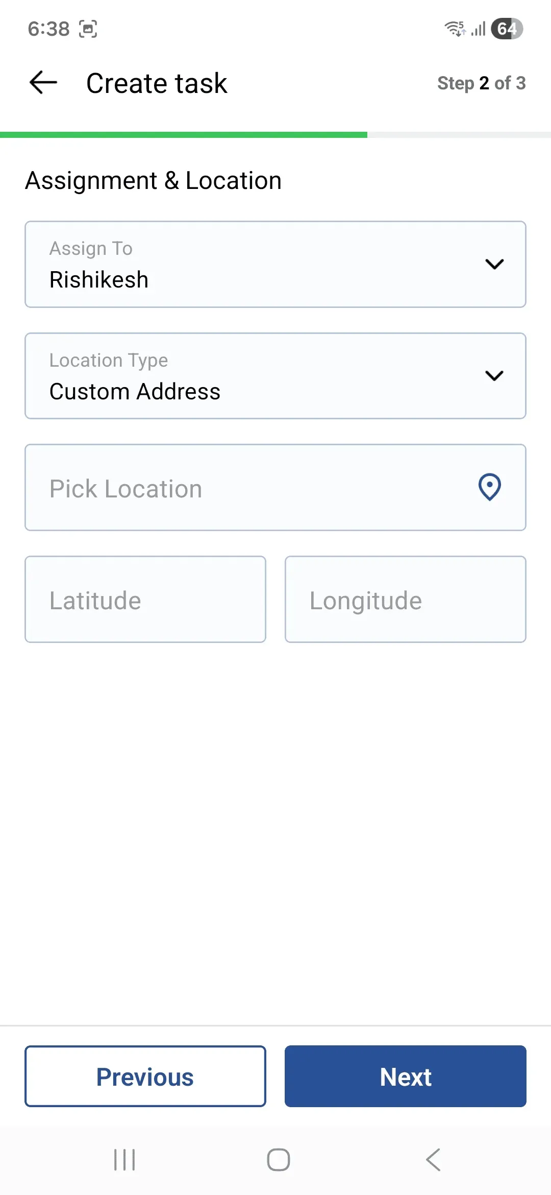 Create Task Step 5