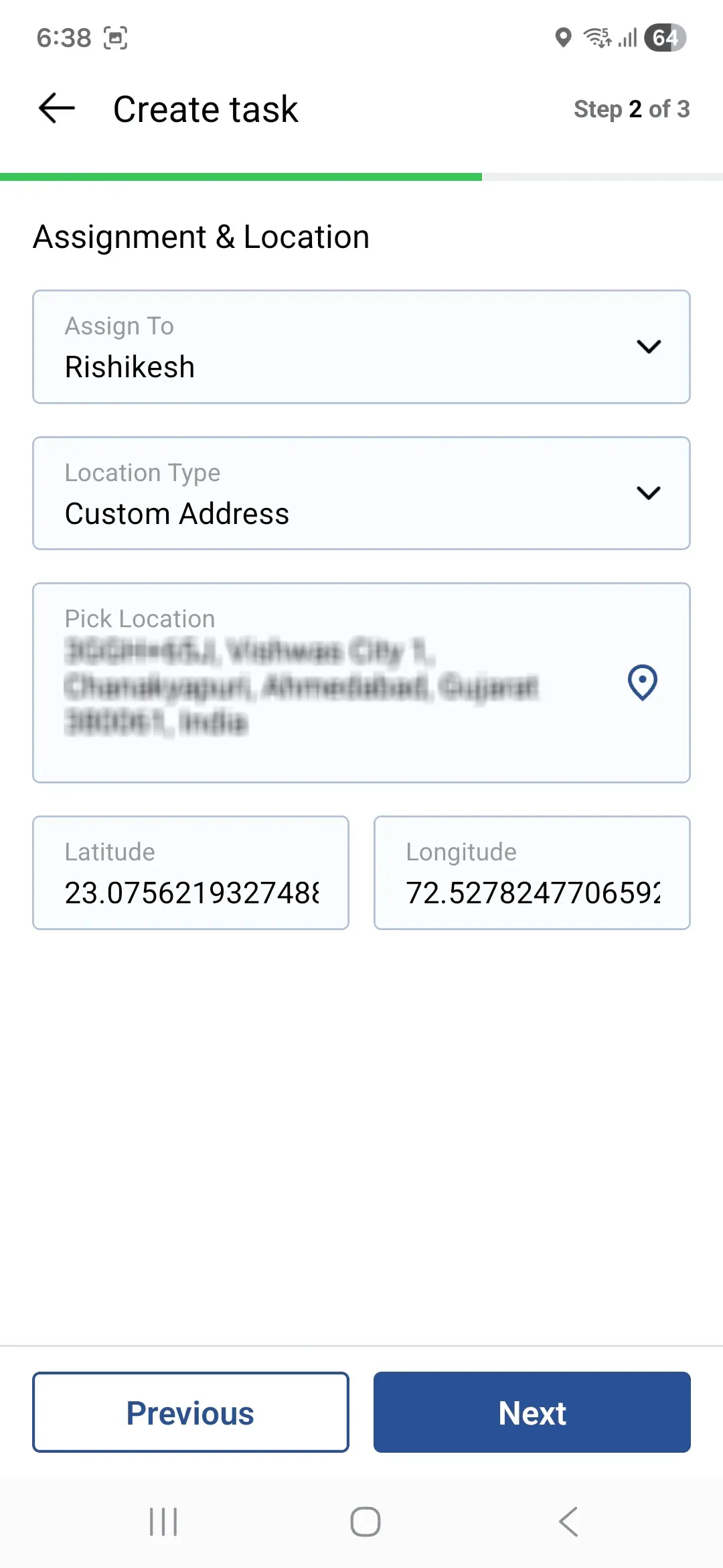 Create Task Step 7